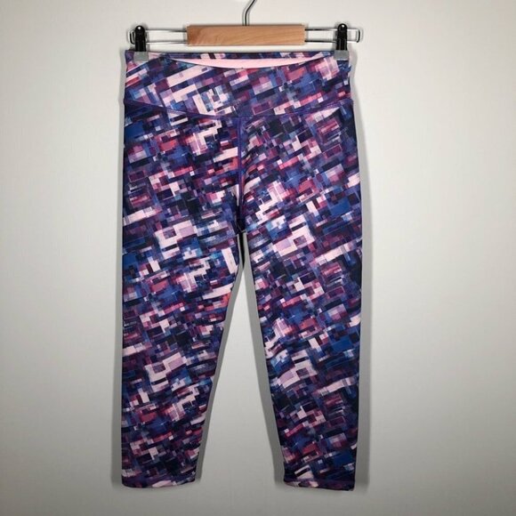 Prana Supernova Fractal Roxanne Capri Leggings Activewear Bottoms Size Medium - Picture 3 of 8